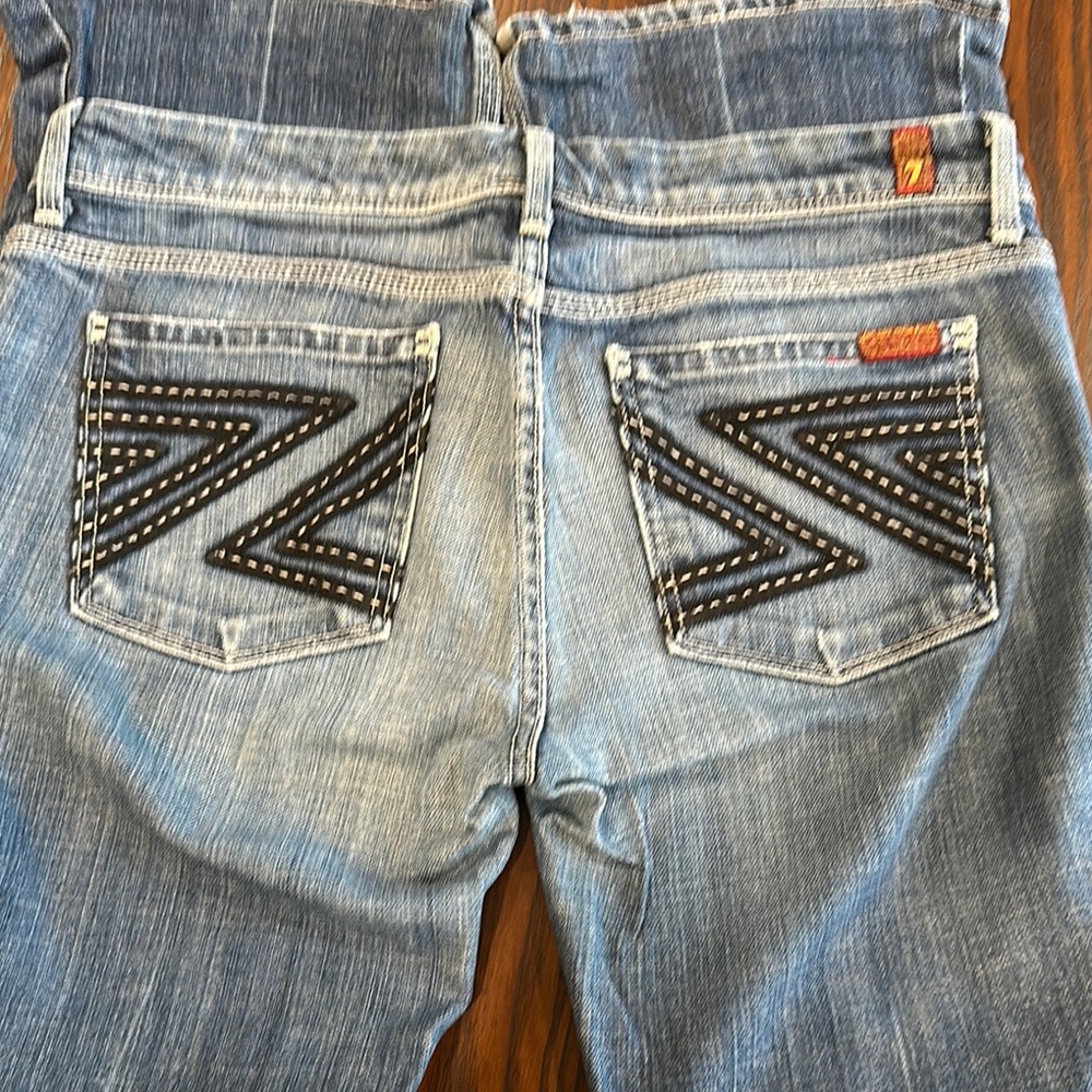 7 For All Mankind Light Blue Women's Jeans